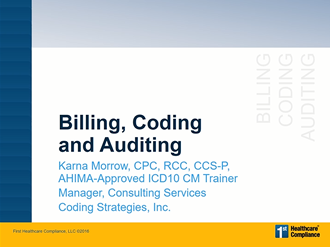 Billing, Coding, and Auditing Cover image