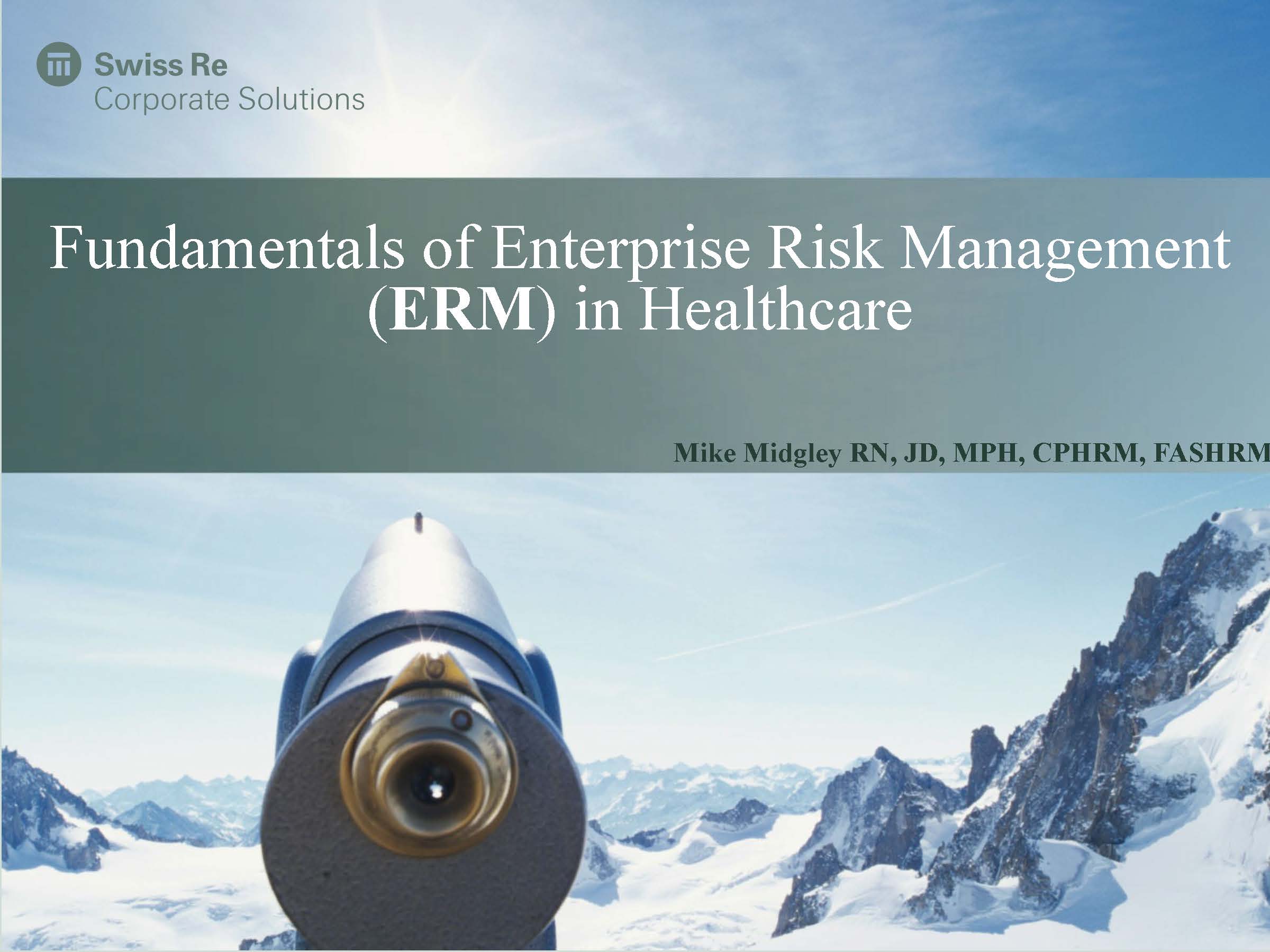 Enterprise Risk Management First Healthcare Compliance