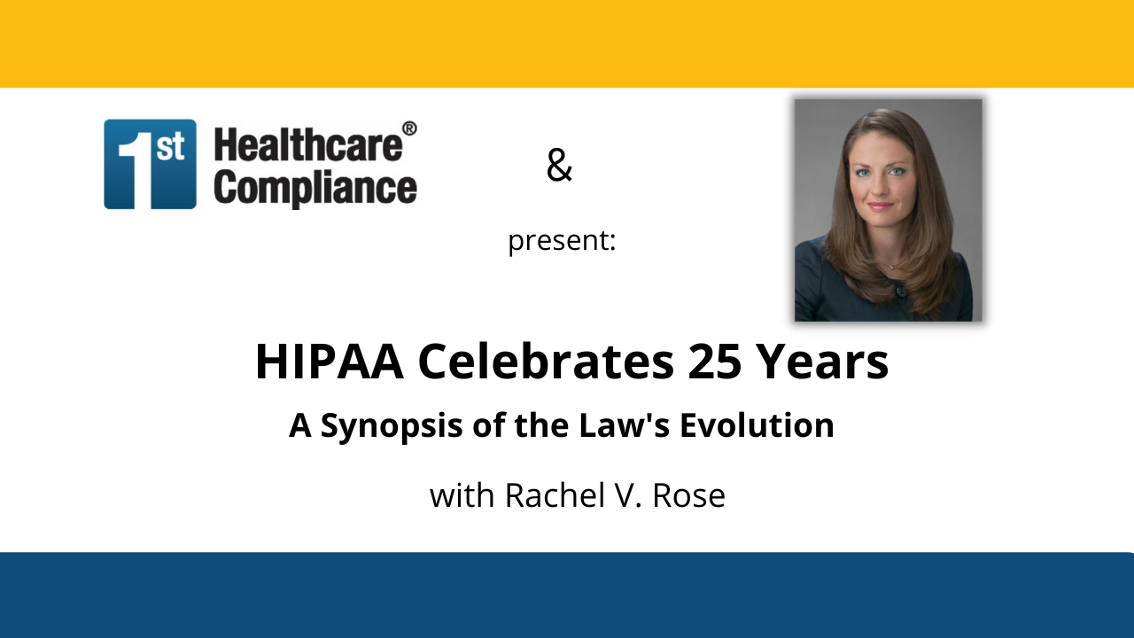 Happy 25th Anniversary HIPAA!
