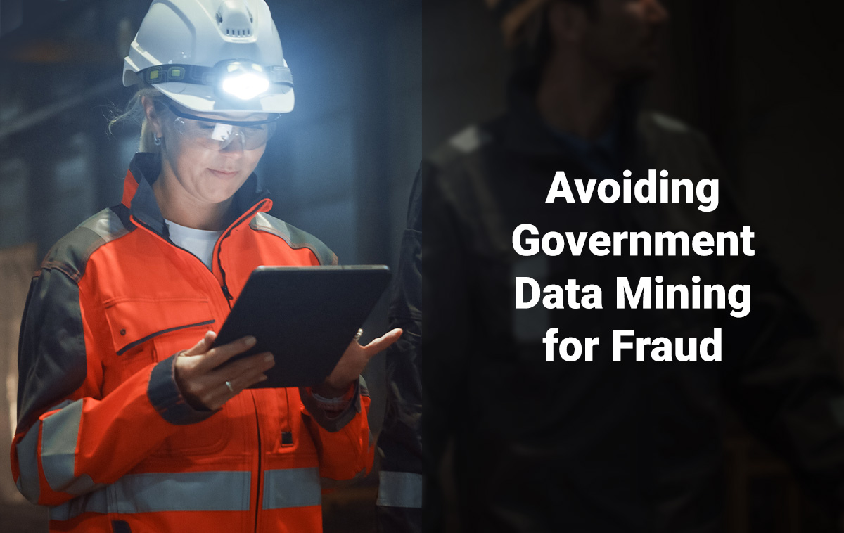 Avoiding Government Data Mining for Fraud